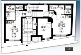 シャッツクヴェレ高円寺北の間取り画像