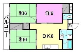 松山西ハイツの間取り画像
