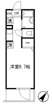 LYNX赤塚新町の間取り画像