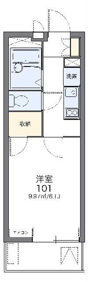 レオパレス樽崎の間取り画像