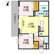 Noble Palais 針ヶ谷の間取り画像