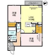 クロワールの間取り画像