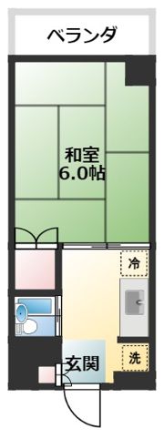 マンション ニッソーの間取り画像