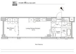 プラウドフラット戸越公園の間取り画像