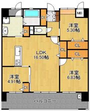 LEGEND157の間取り画像