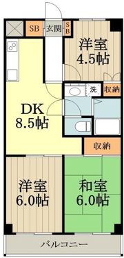 大黒屋ライフスペースの間取り画像