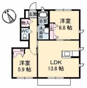 サンモール A棟の間取り画像