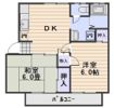 グランドールかたやまB棟の間取り画像