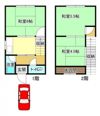 古都宿借家の間取り画像