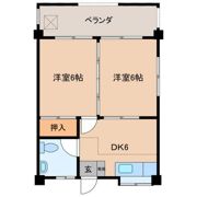 盛アパートの間取り画像