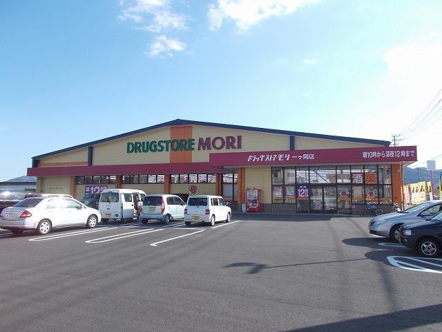 ドラッグストアモリ一ヶ岡店まで1000m