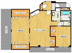 パステルクボ15の間取り画像