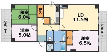 ドルミ新淀川14番館の間取り画像