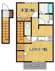 プランドールA棟の間取り画像