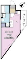 プラージュ白金台の間取り画像