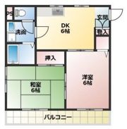 コーポ千里山の間取り画像