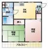 コーポ千里山の間取り画像