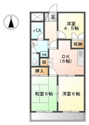 パープルメゾンの間取り画像