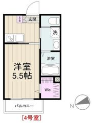 MELDIA東小金井の間取り画像