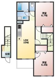 メゾン坂汐Ⅰ号館の間取り画像