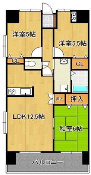 オータムパレスの間取り画像