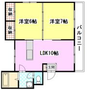 オーパスⅠの間取り画像