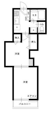 メゾン上大岡の間取り画像
