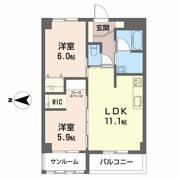 シャトレ小杉の間取り画像