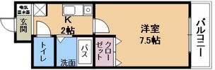 アムフルースツバイの間取り画像