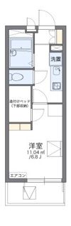 レオパレスF2の間取り画像