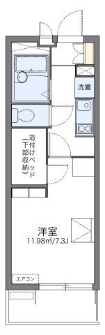 レオパレスラピスの間取り画像