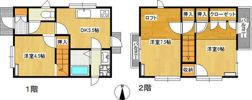 田代町貸家の間取り画像