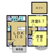 グランシャリオA棟の間取り画像