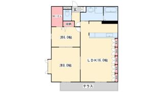 パーチェ六甲の間取り画像