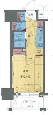 プレサンス新大阪クレスタの間取り画像