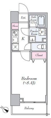 スパシエ トラッド 赤羽の間取り画像