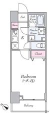 スパシエ トラッド 赤羽の間取り画像