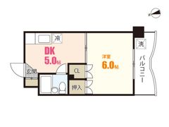 グレース中田の間取り画像