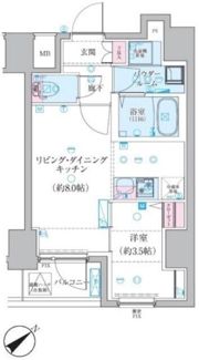 ジェノヴィア椎名町の間取り画像