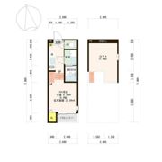 プランドール福田の間取り画像