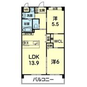 Montini黒髪の間取り画像