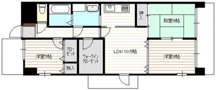スクエア33の間取り画像