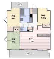 アーサー宗像アクシスの間取り画像