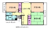 フォルク北千里E棟の間取り画像
