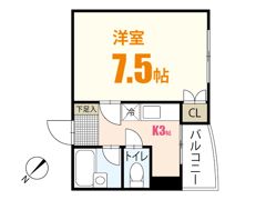 アメニティカネイチⅡの間取り画像