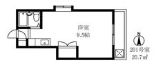 グリーンコート四谷の間取り画像