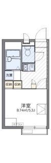 レオパレス山王の間取り画像