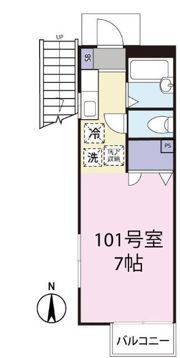 ベルシオン上井草の間取り画像