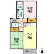セジュール荒谷川Ⅱの間取り画像