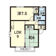 セピアコートAの間取り画像